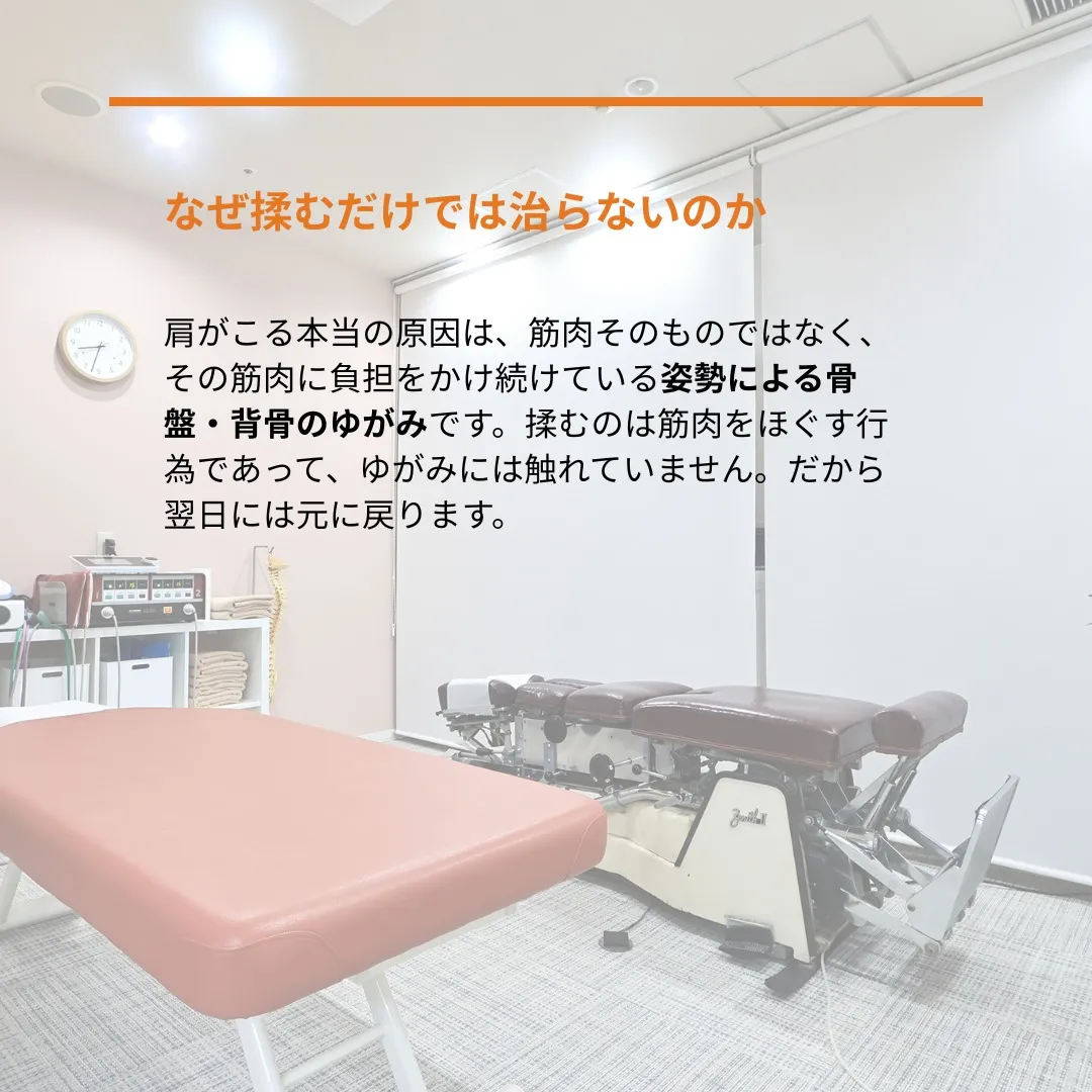 肩こりって、「揉めば治る」と思っていませんか?