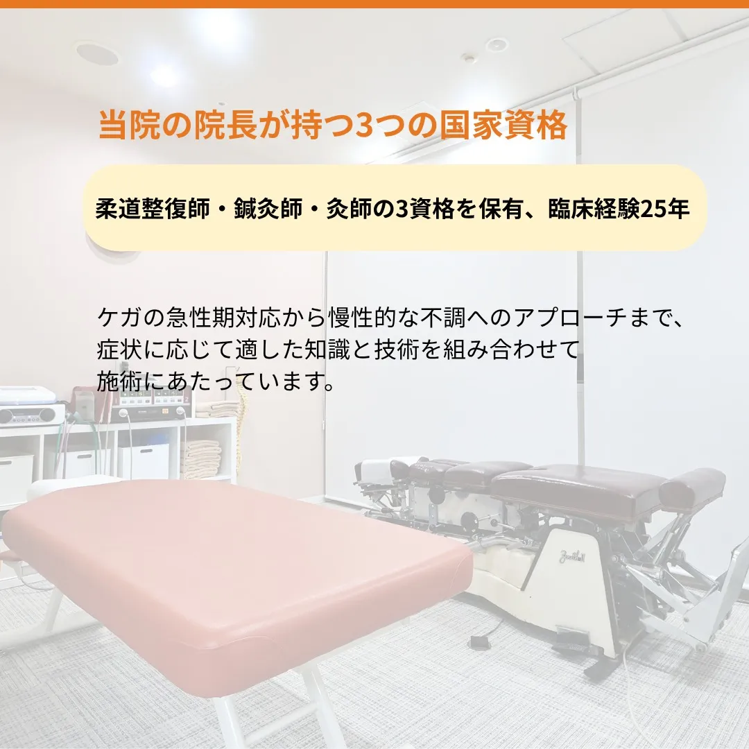「柔道整復師」「鍼灸師」「整体師」——似たような言葉が並んで...